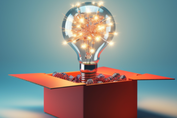 mquinteroai_an_idea_bulb_with_box_and_gift_in_the_style_of_psyc